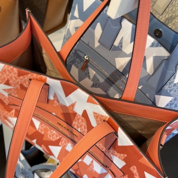 Michael Kors Kenly Large NS Tote Sherbert Multi - Picture 13 of 16